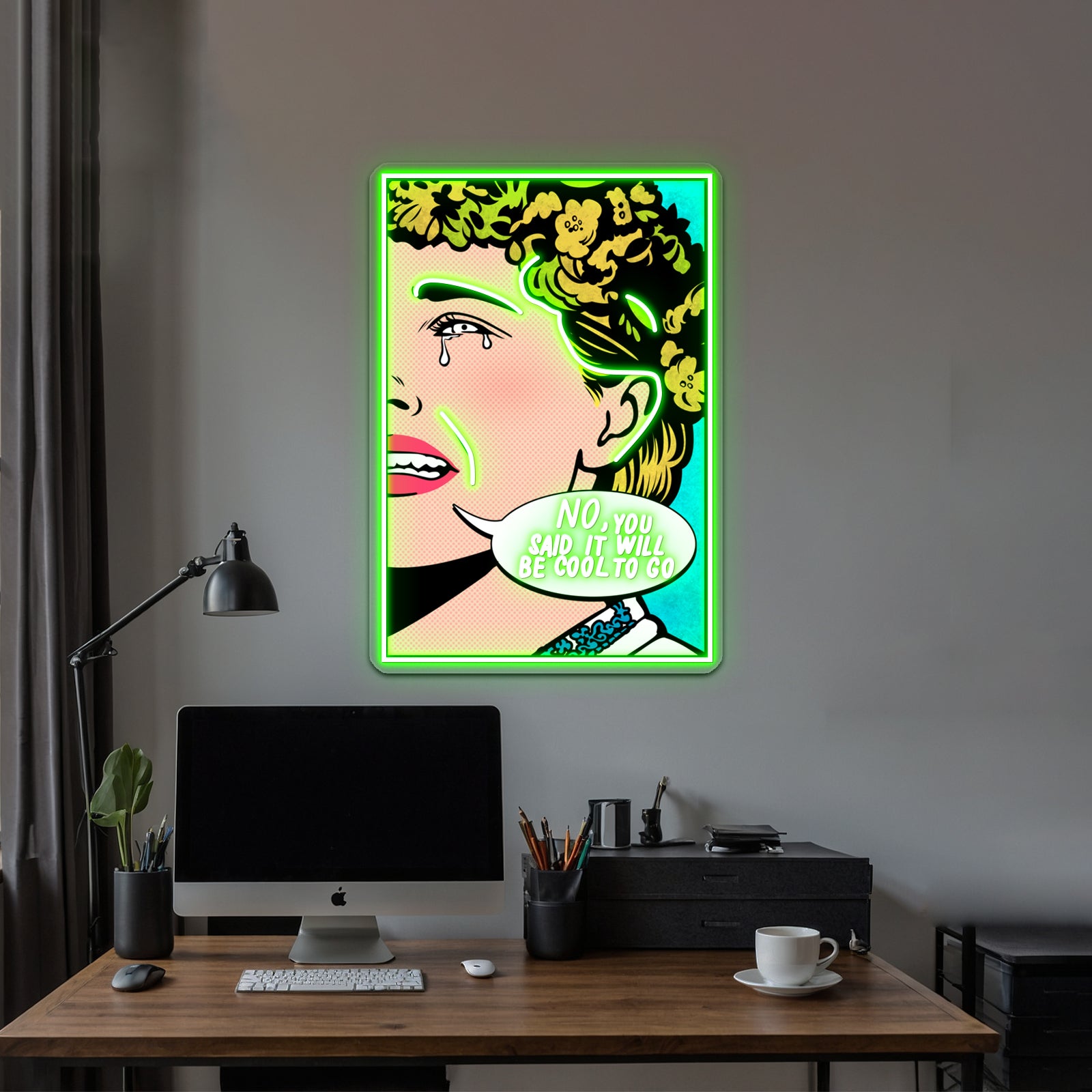 Midsommar No You Said It Will Be Cool Pop Artwork Neon Wall Signs - LED neon sign view 9