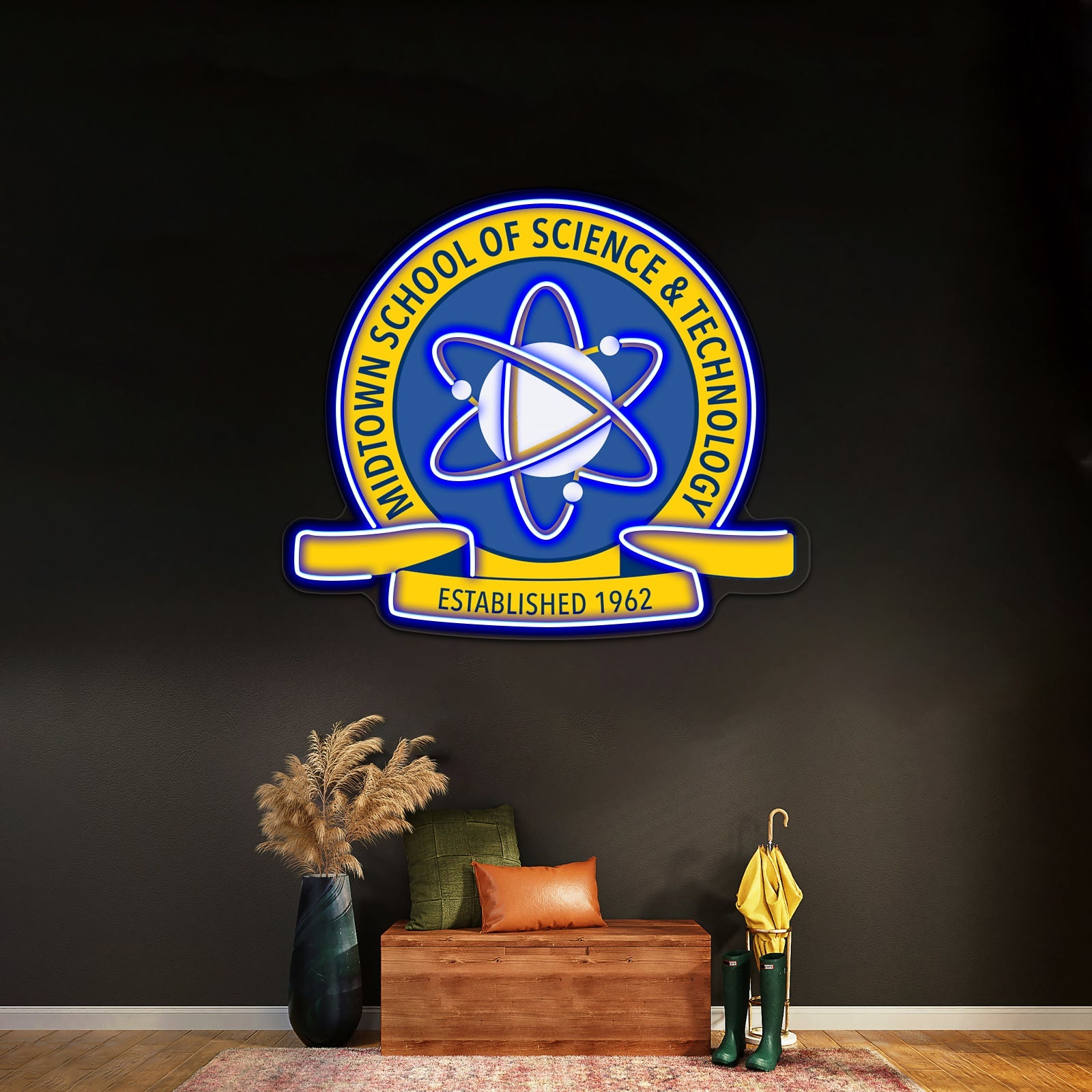 Midtown High School Of Science And Technology Artwork Neon Wall Signs - Shineneon