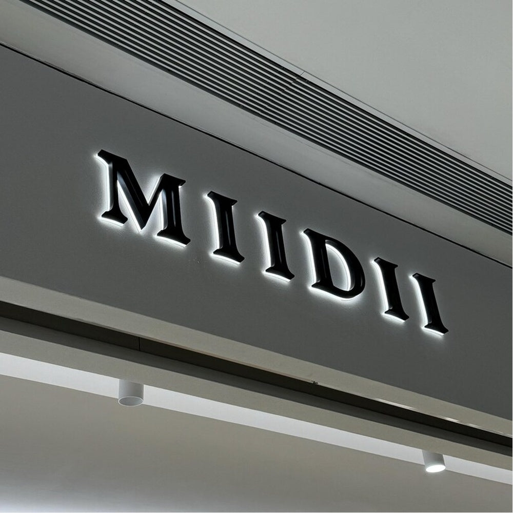 Miidii 3D Backlit Channel Letters Led Light Sign