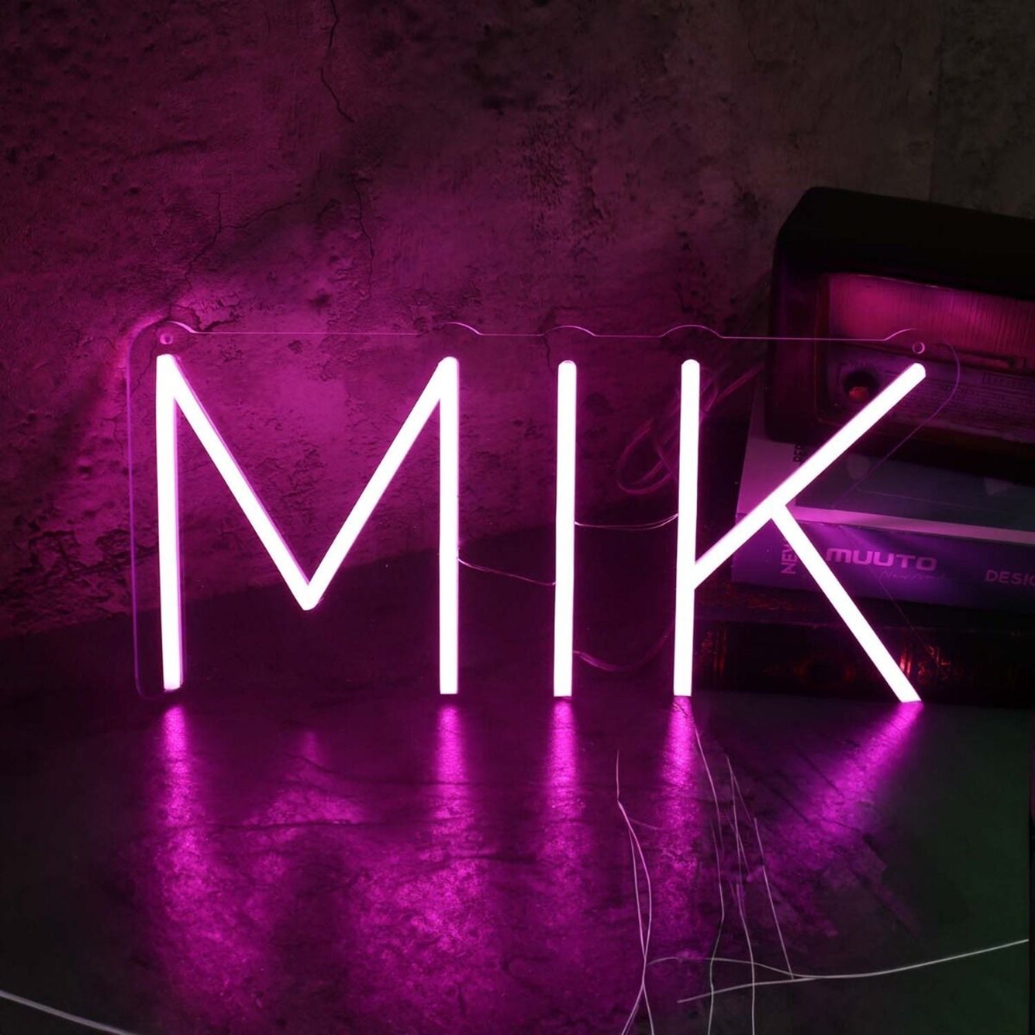 Mik Pink Led Neon Sign - Shineneon