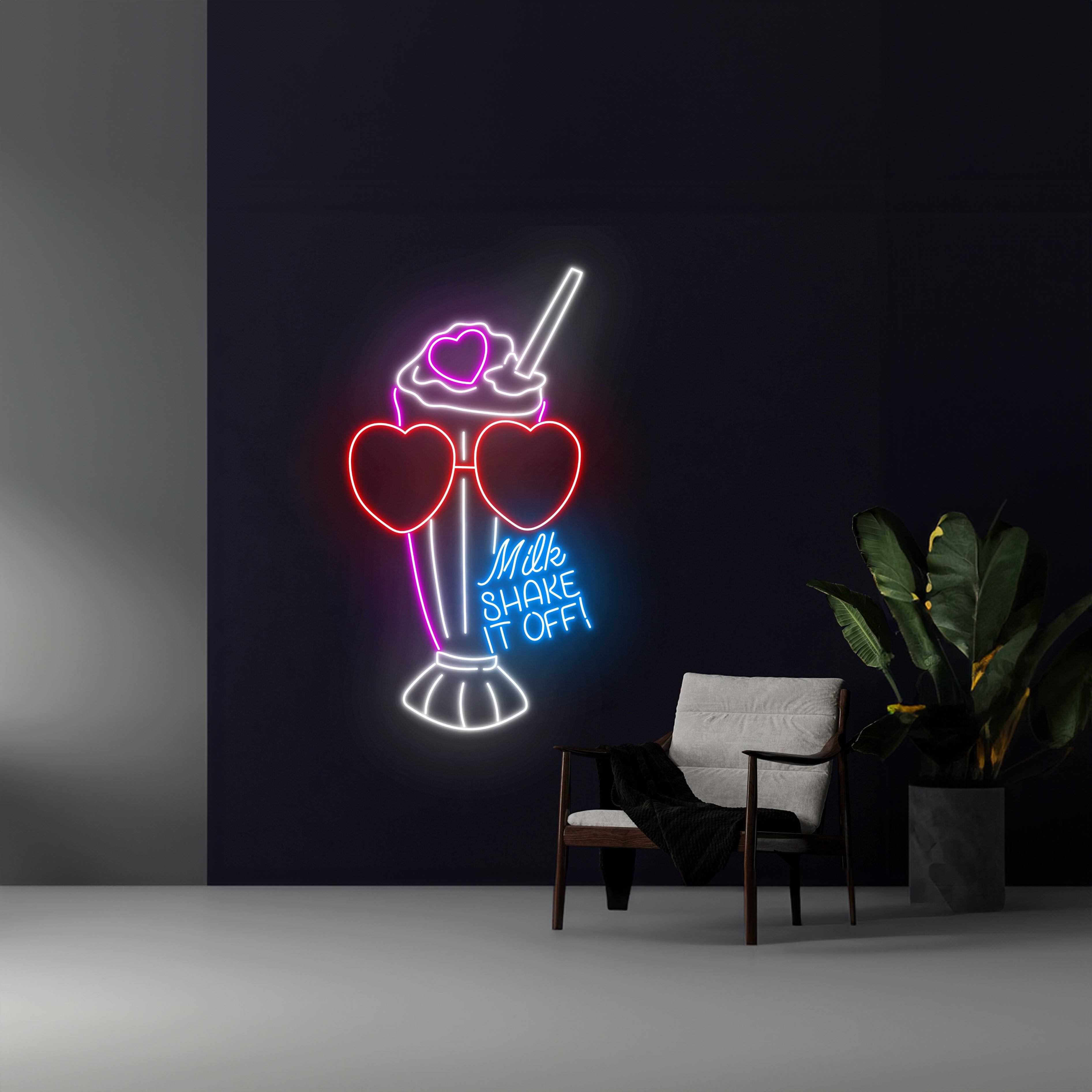 Milkshake Shake It Off Neon Led Sign | Shineneon