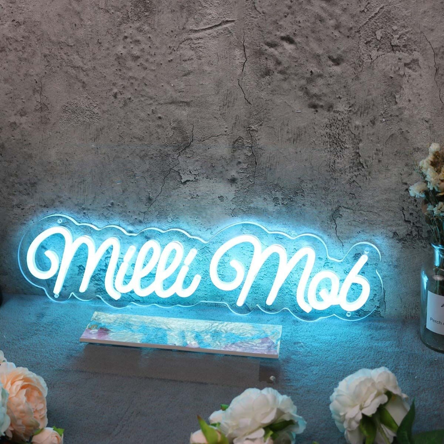 Milli Mob Blue Led Neon Sign - Shineneon