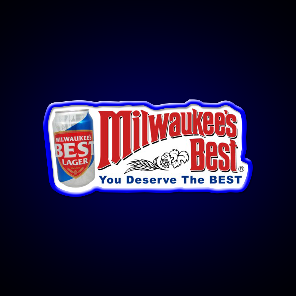 Milwaukees Beer Can Design Beer Bar Decor Led Neon Sign Rgb Color - LED neon sign view 5