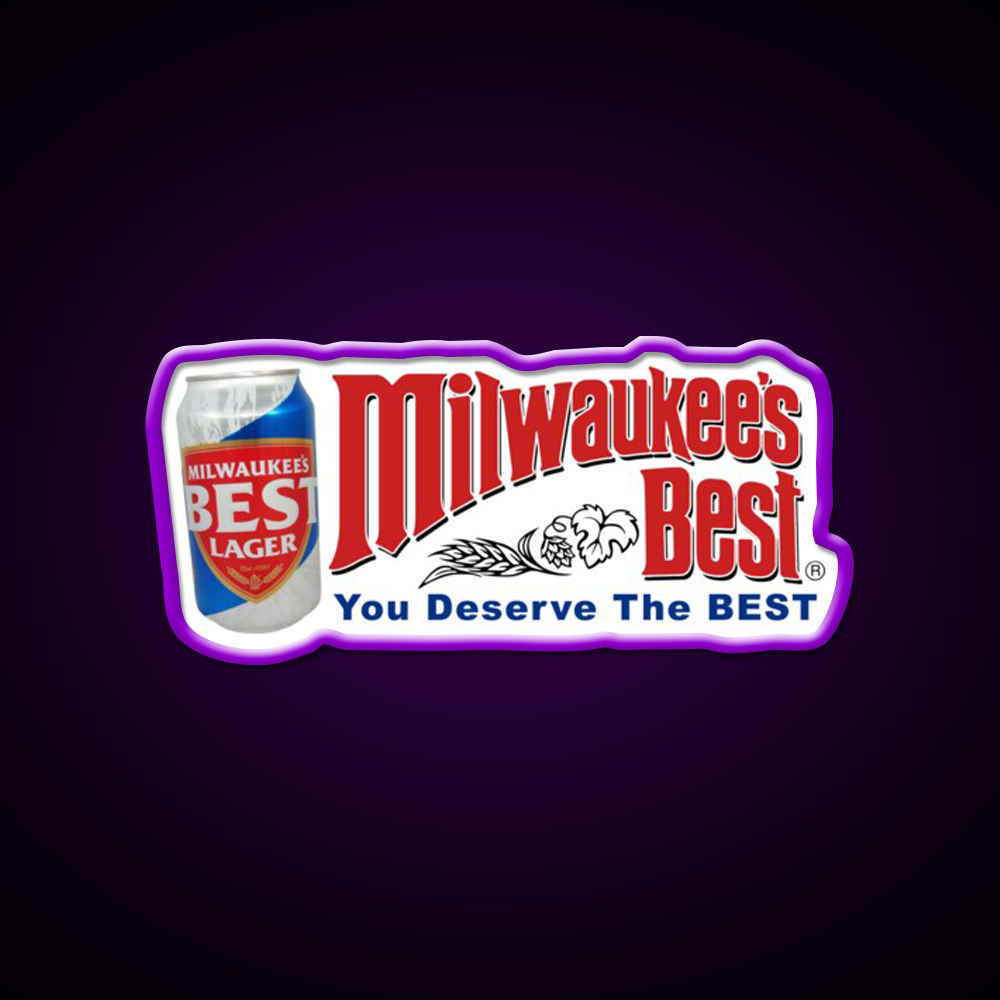 Milwaukees Beer Can Design Beer Bar Decor Led Neon Sign Rgb Color - LED neon sign view 9