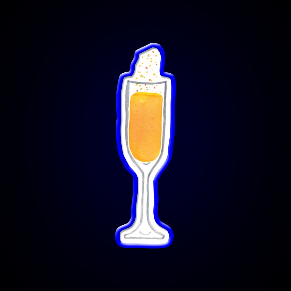 Mimosa Drink Cocktail Bar Decor Led Neon Sign Rgb Color - LED neon sign view 5