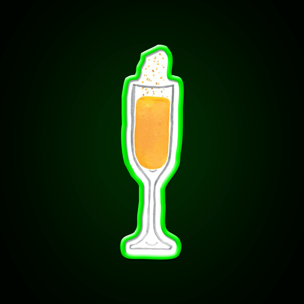 Mimosa Drink Cocktail Bar Decor Led Neon Sign Rgb Color - Shineneon