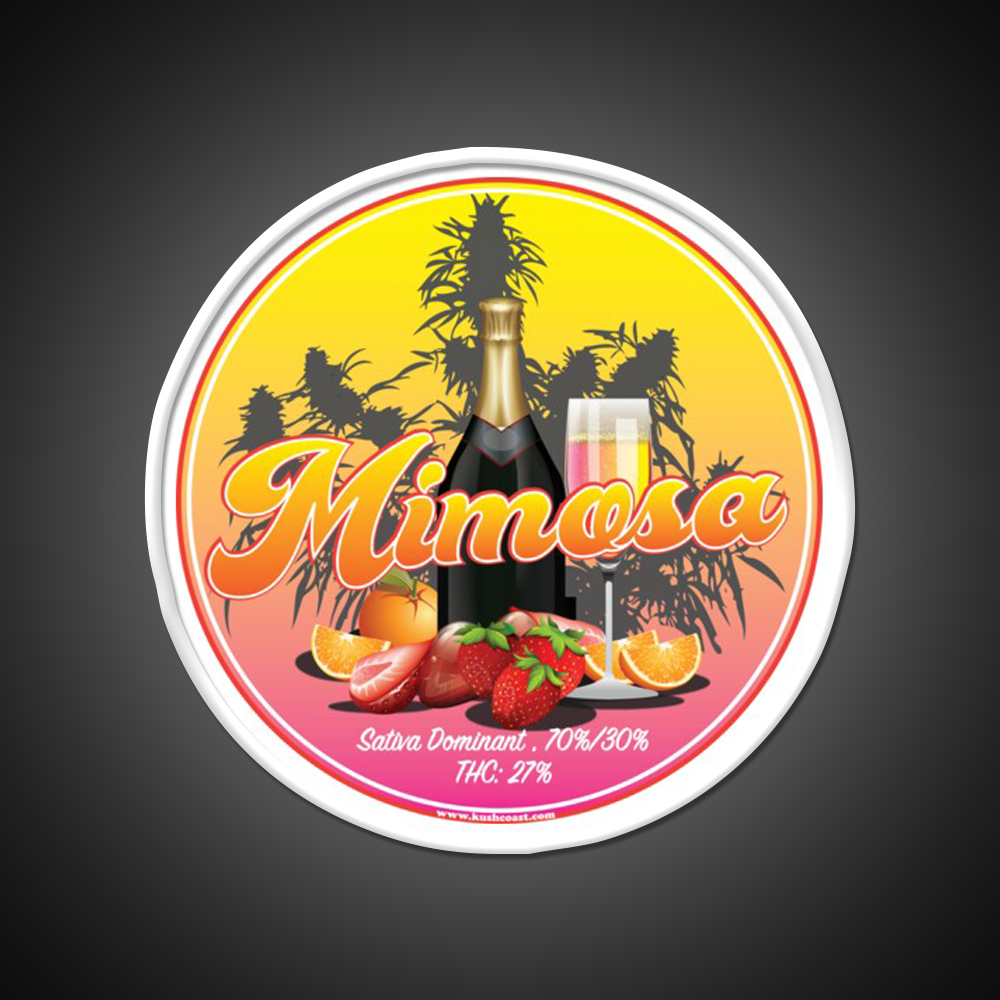 Mimosa Strain Art Hemp Inspired Green Leaf Led Neon Sign Rgb Color - LED neon sign view 11
