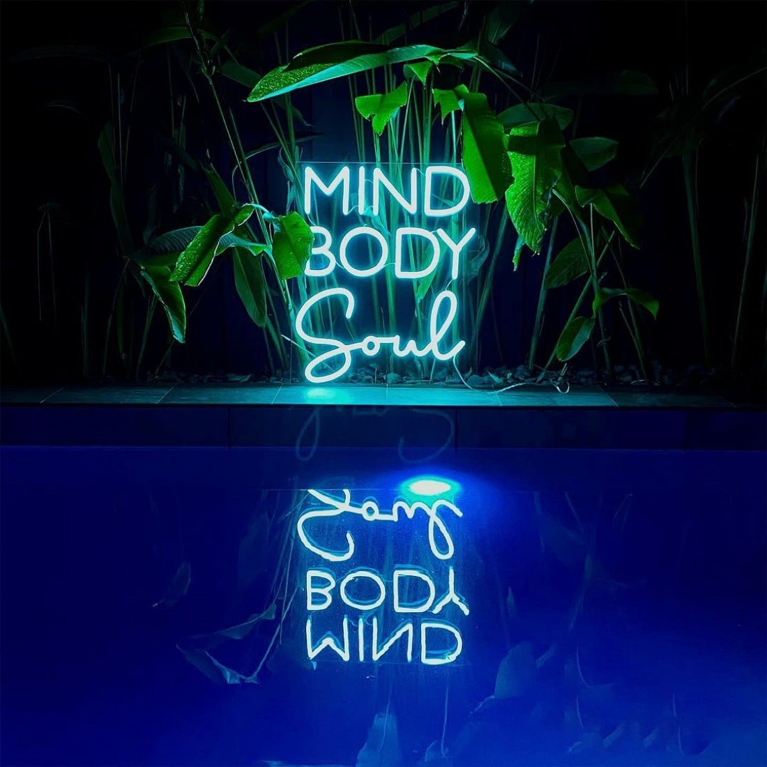 Mind Body Soul Led Sign Business Neon Sign - Shineneon