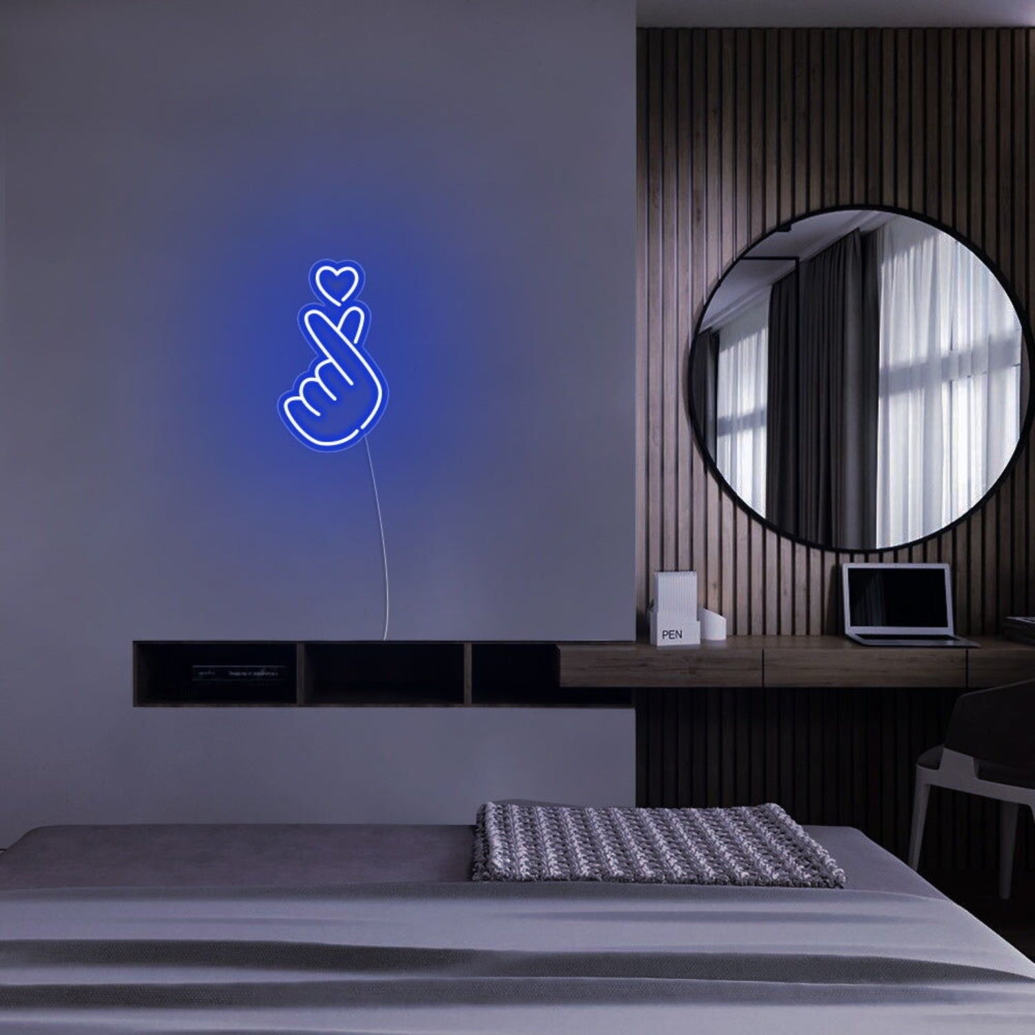 Mini Finger Heart Neon Sign | Shineneon