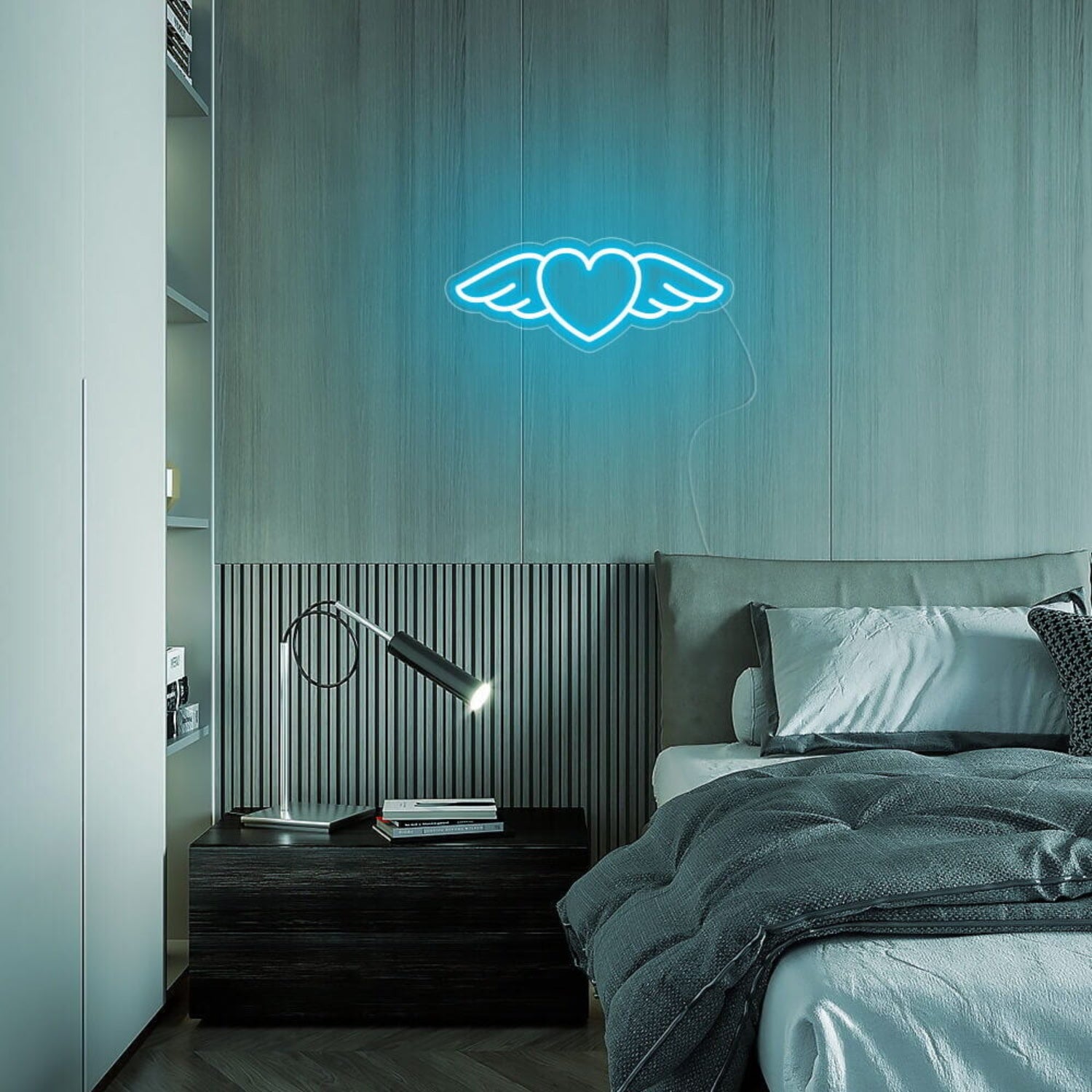 Mini Flying Heart Neon Sign | Shineneon