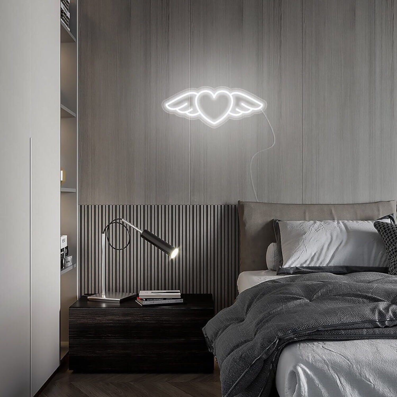 Mini Flying Heart Neon Sign | Shineneon