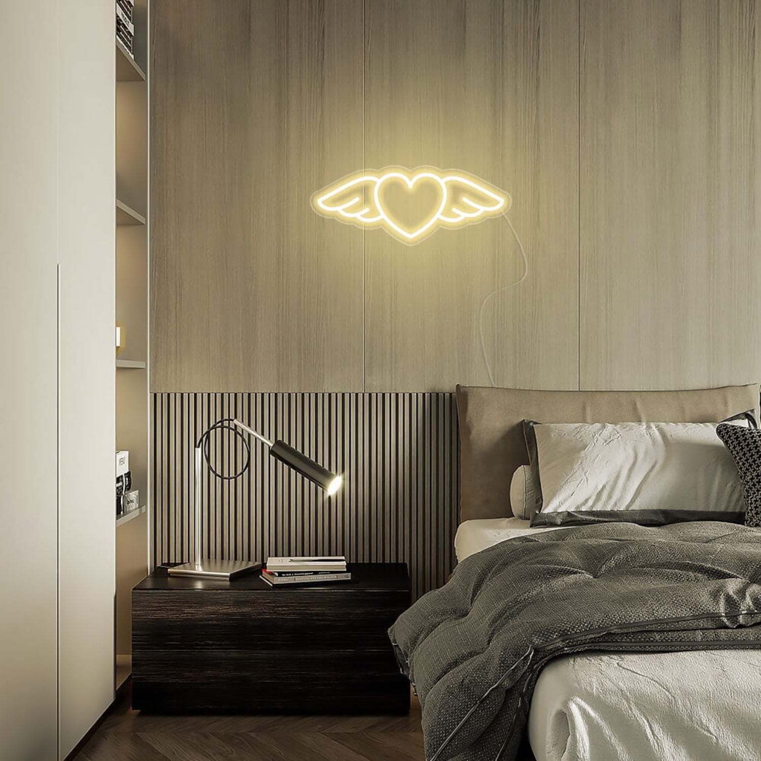 Mini Flying Heart Neon Sign | Shineneon