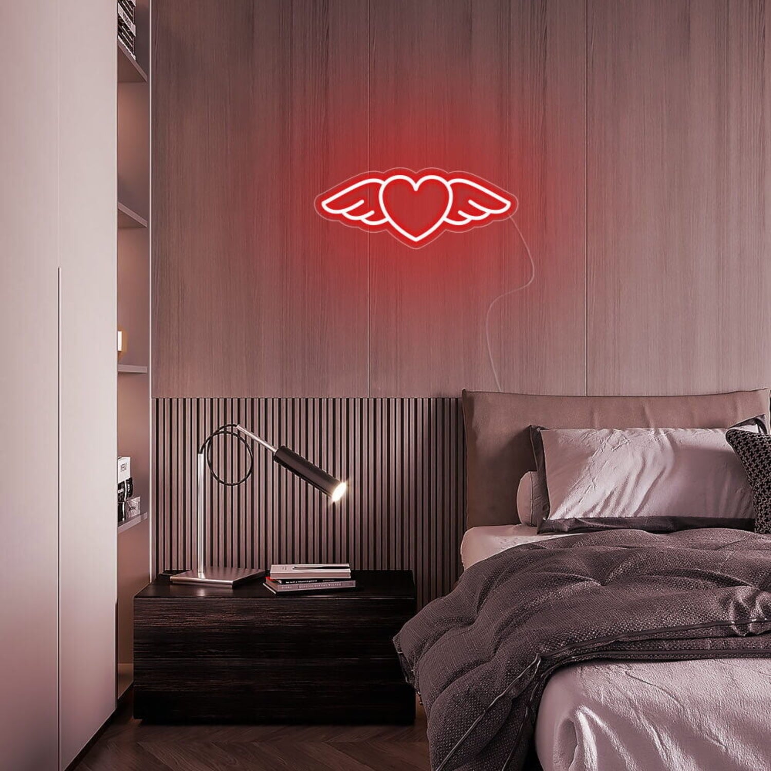 Mini Flying Heart Neon Sign | Shineneon