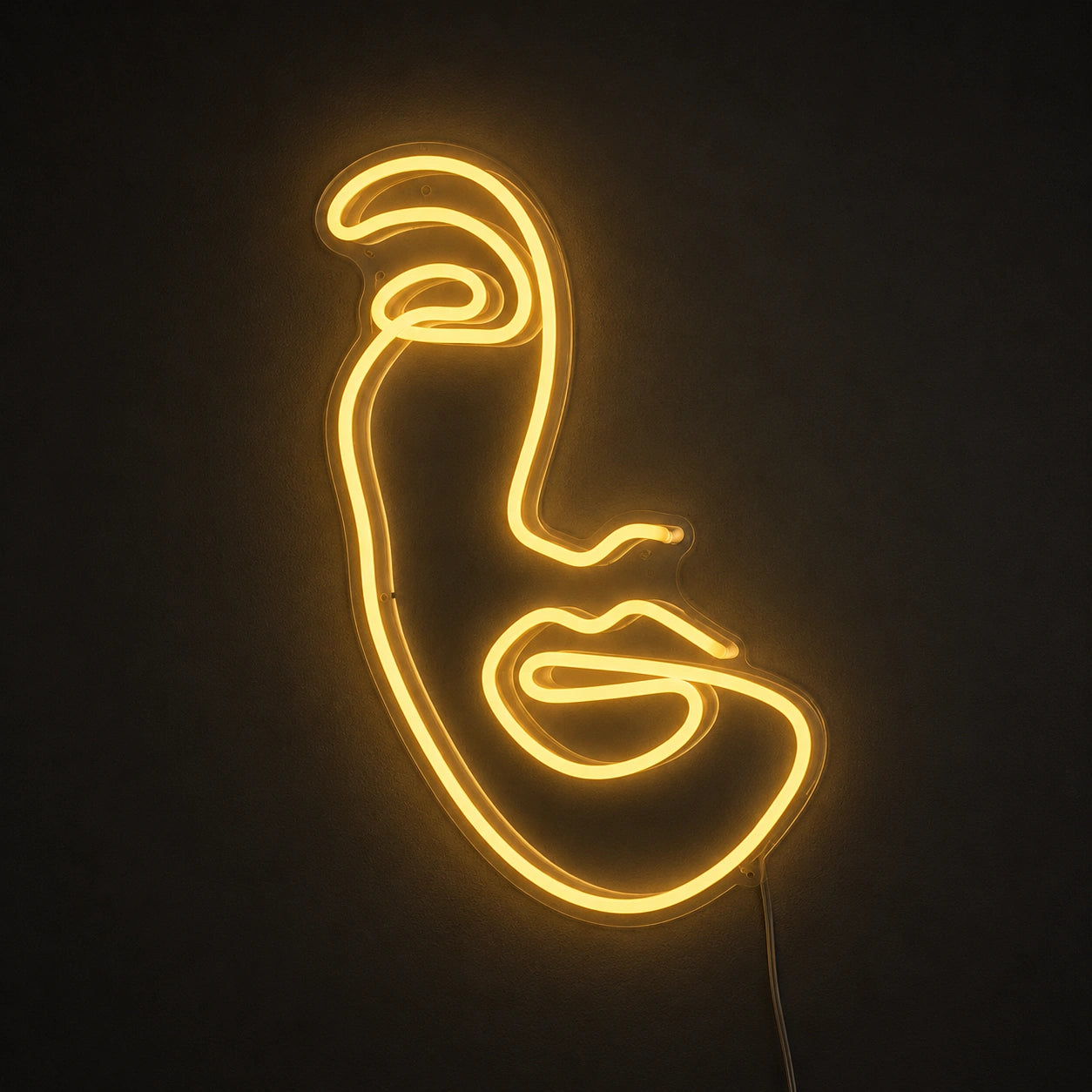 Minimal Face Line Neon Sign LED Neon Sign main product image