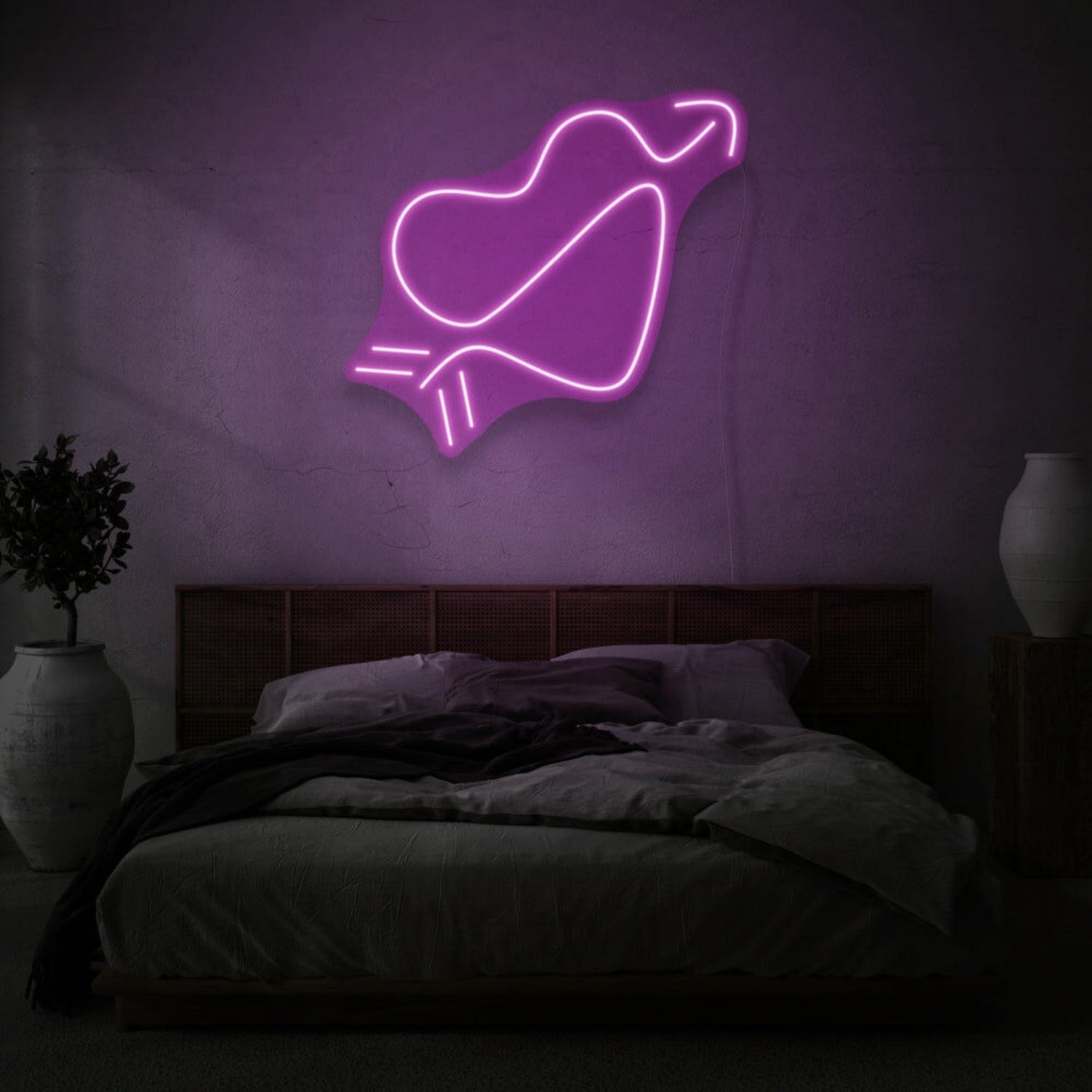 Minimalist Heart Pierced With Arrow Led Neon Light | Shineneon