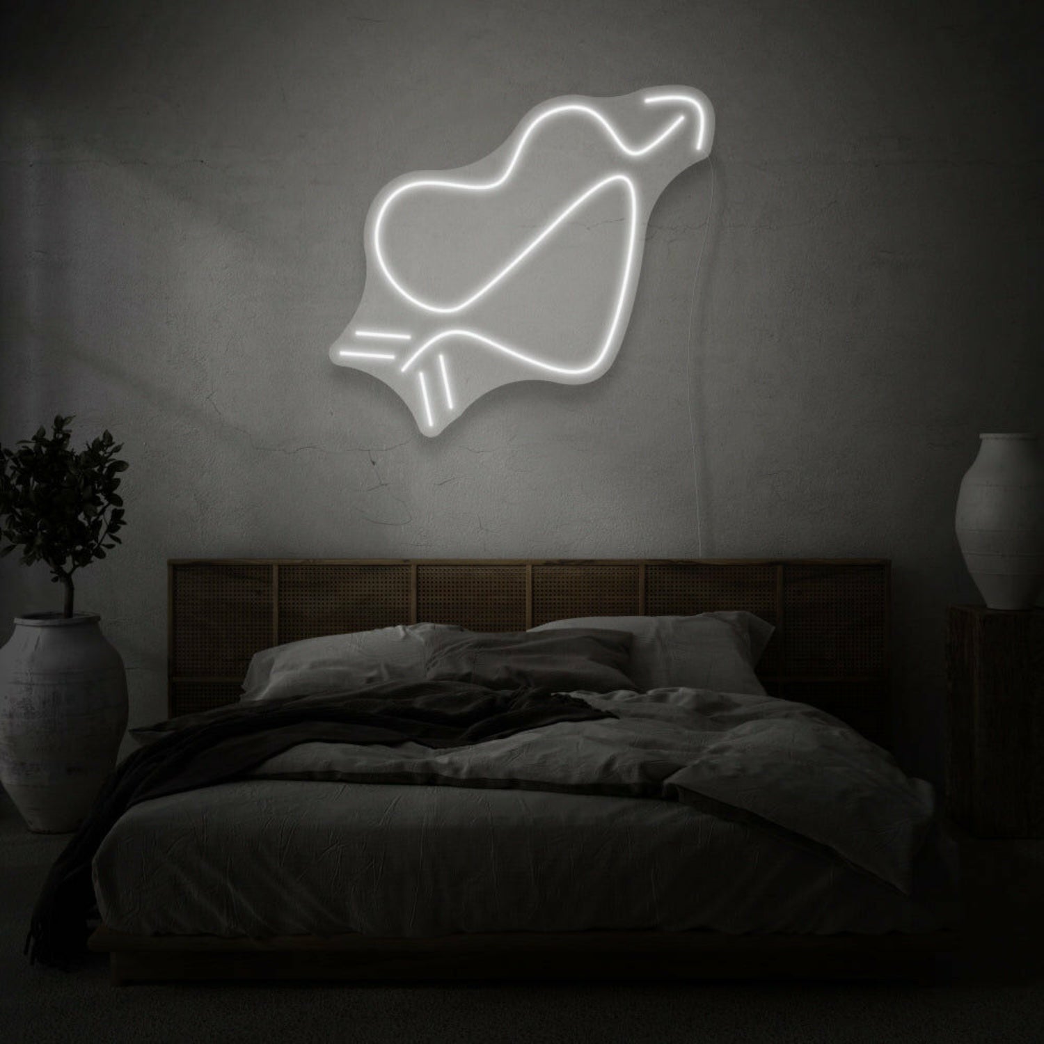 Minimalist Heart Pierced With Arrow Led Neon Light | Shineneon