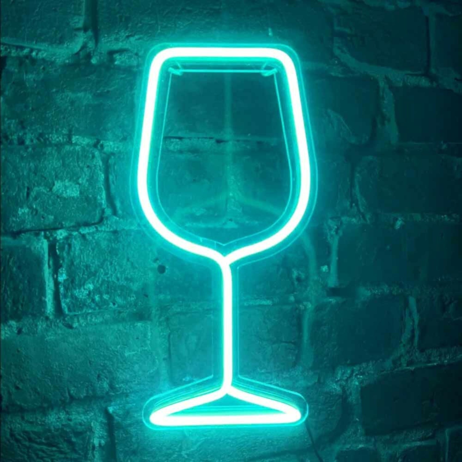 Minimalist Wine Glass Bar Led Neon Sign | Shineneon