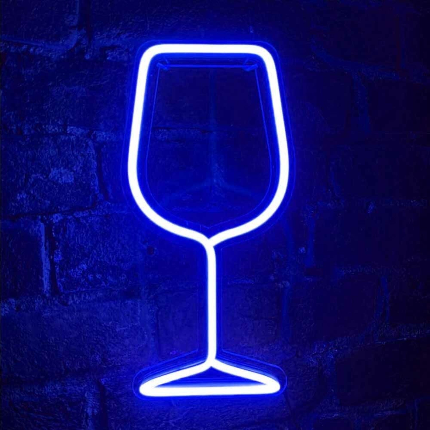 Minimalist Wine Glass Bar Led Neon Sign | Shineneon