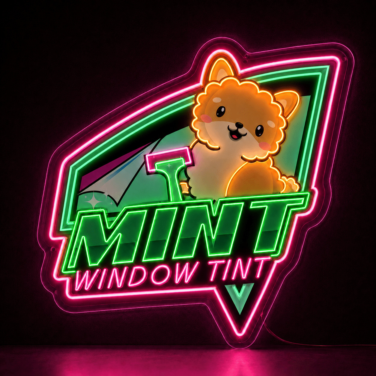 Mint Window Tint Custom Led Neon Sign - Shineneon