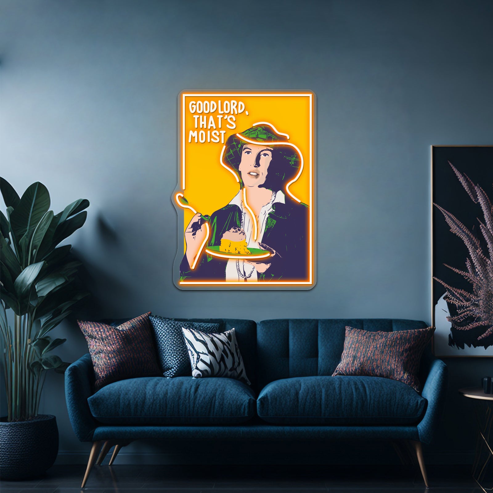 Miranda Hart Moist Pop Art Edition Artwork Neon Wall Signs - LED neon sign view 6