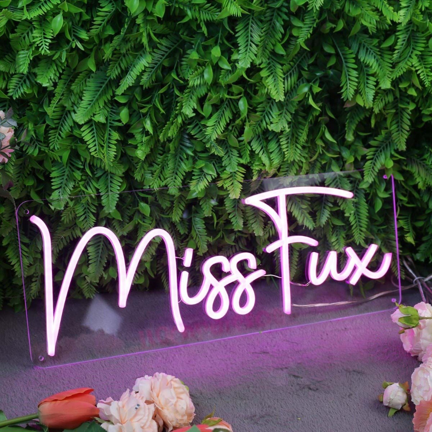 Miss Fux Purple Led Neon Sign - Shineneon