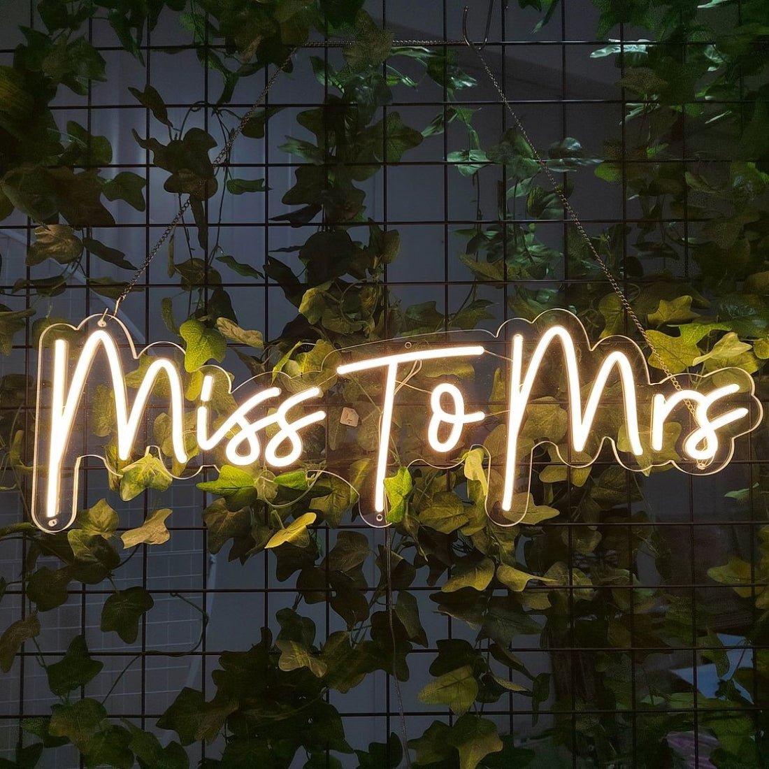 Miss To Mrs Led Sign Business Neon Sign - Shineneon