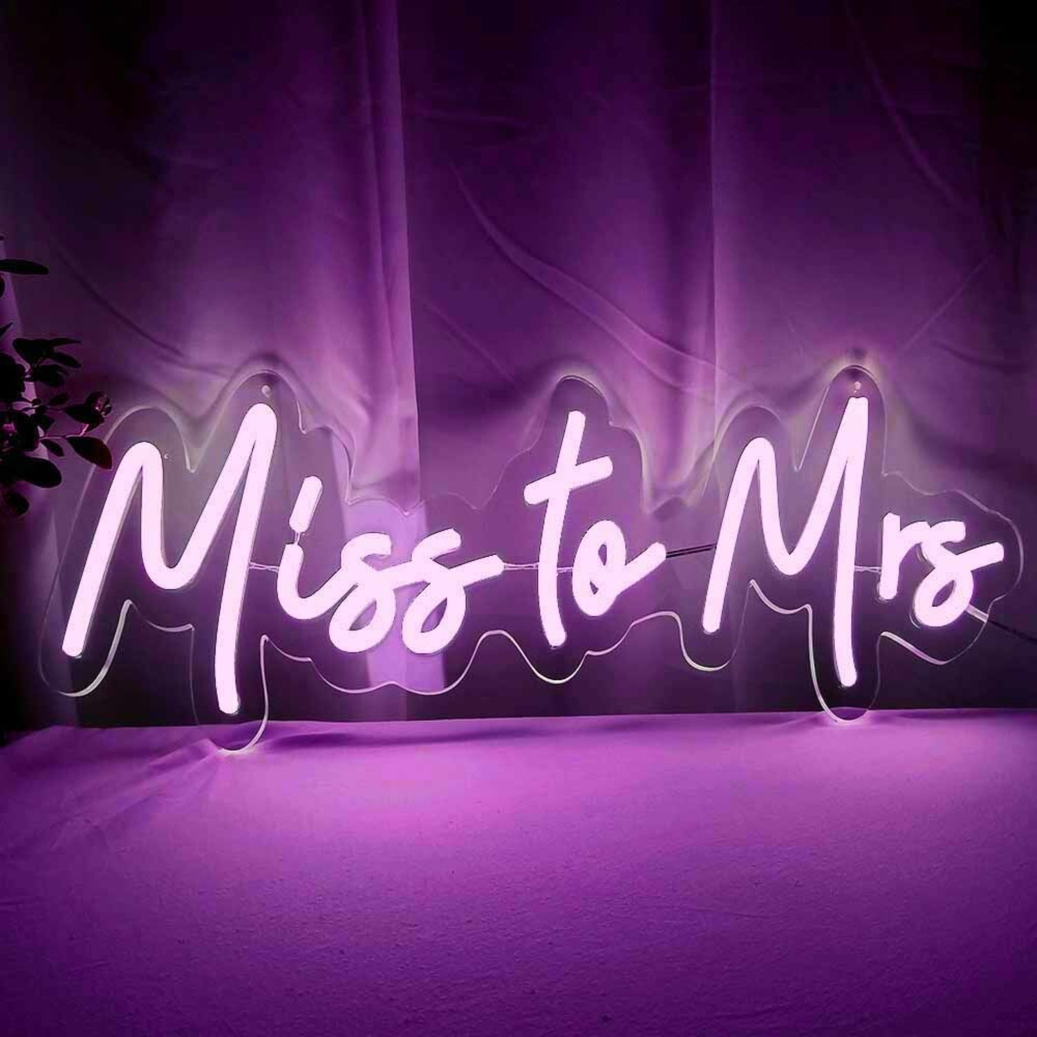 Miss To Mrs Wedding Neon Sign | Shineneon