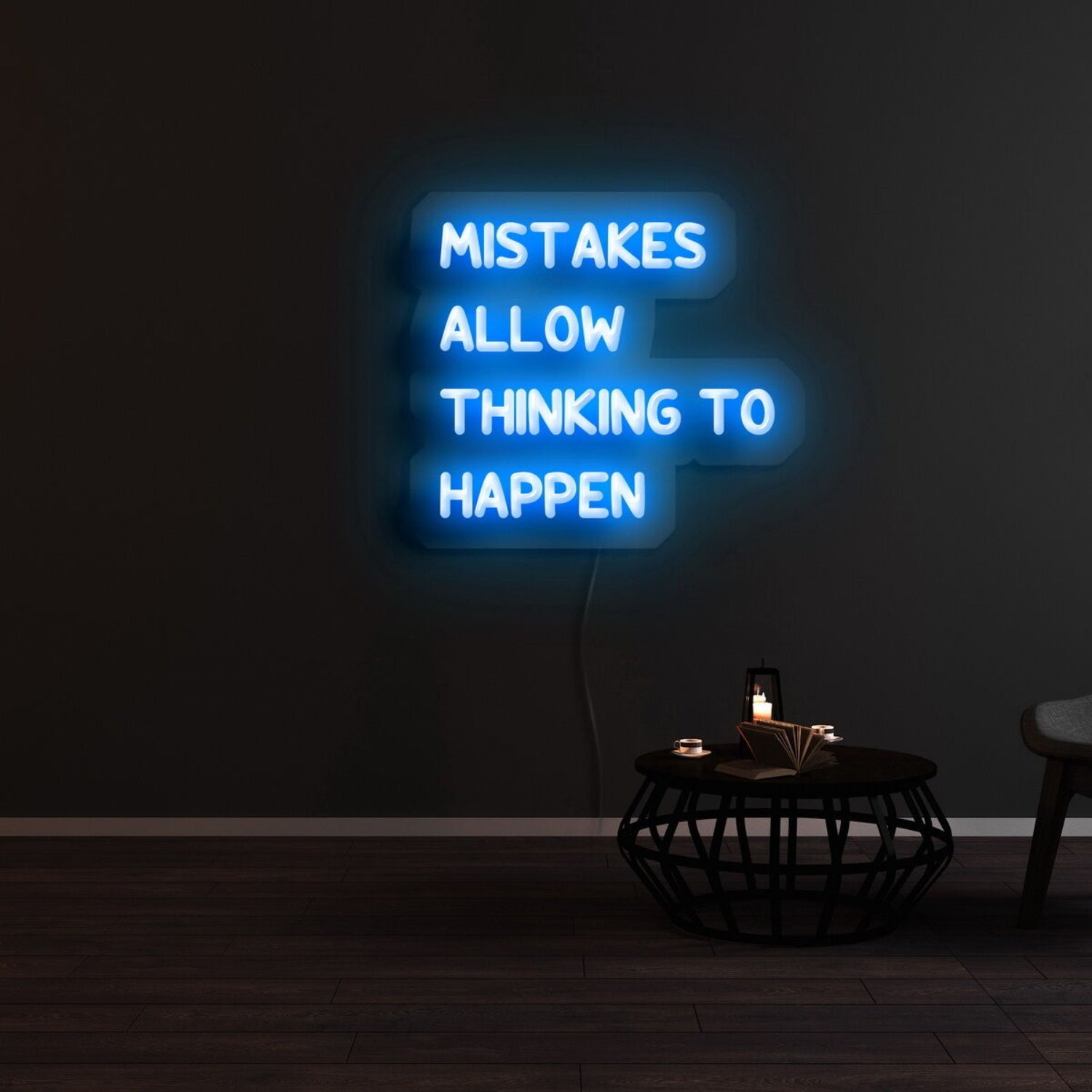 Mistakes Allow Thinking To Happen Led Neon Sign | Shineneon