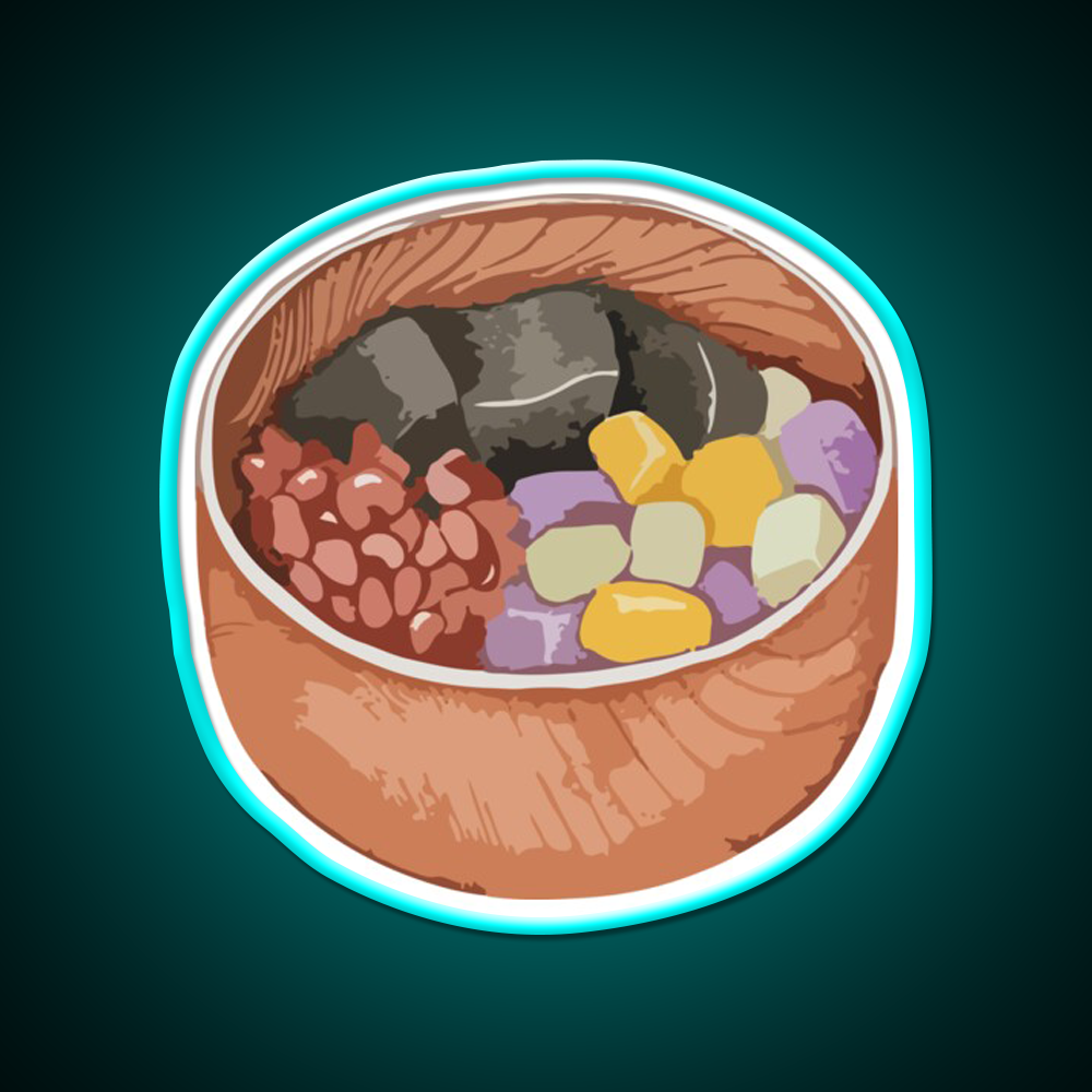 Mixed Sweet Soup Dessert Led Neon Sign Chinese Food Wall Art Rgb Color