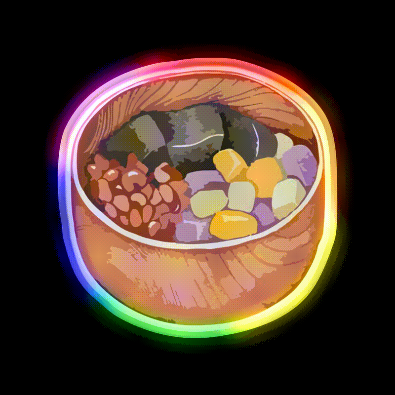 Mixed Sweet Soup Dessert Led Neon Sign Chinese Food Wall Art Rgb Color