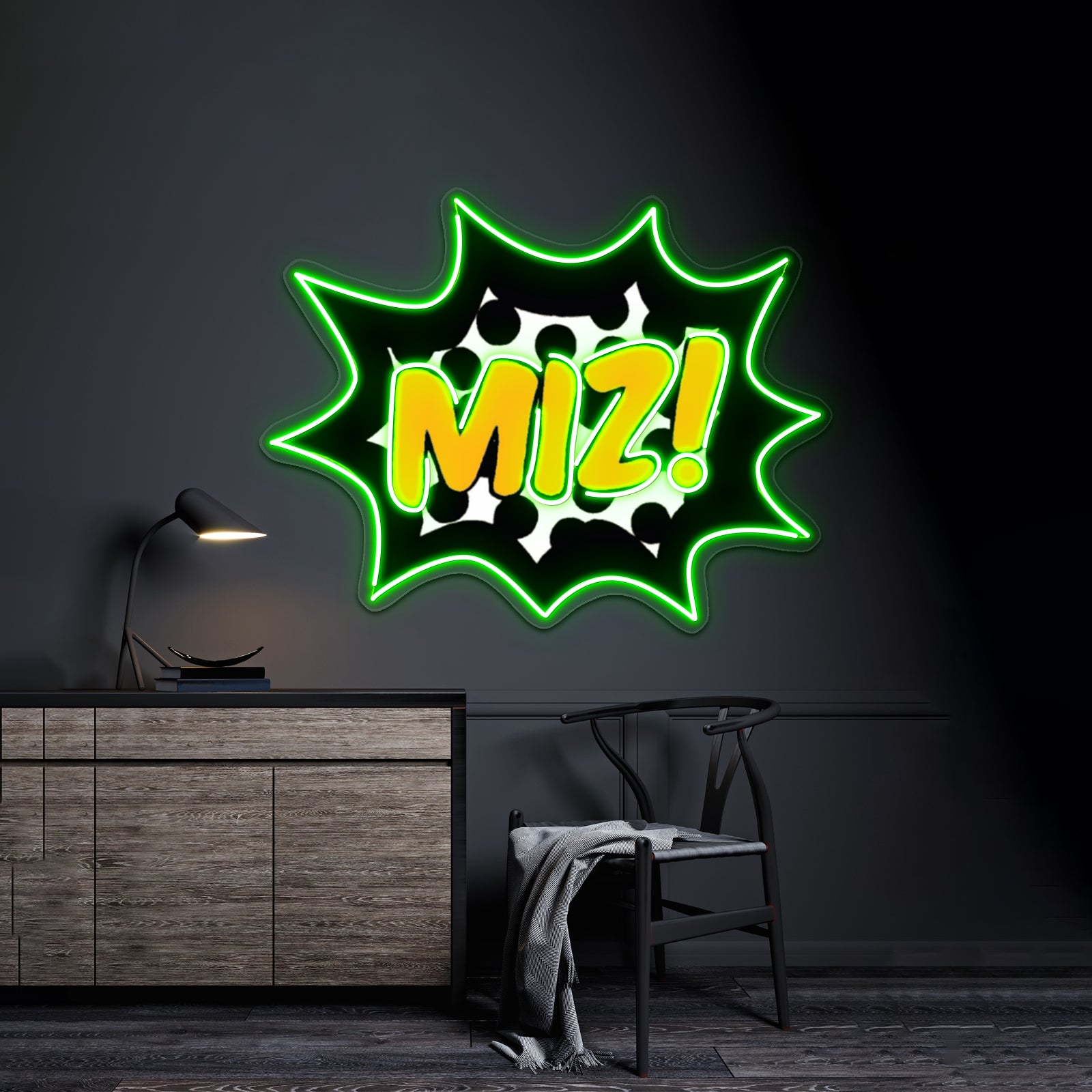 Miz Pop Artwork Neon Wall Signs - LED neon sign view 9