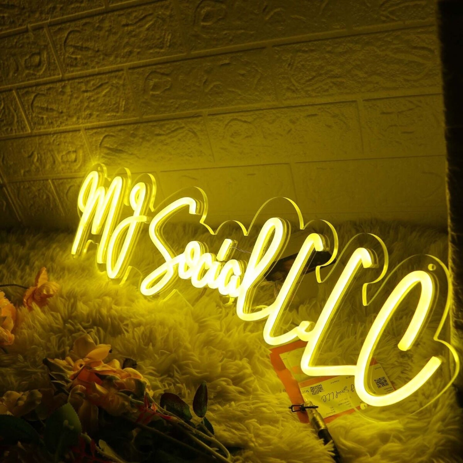 Mj Social Llc Yellow Led Neon Sign - Shineneon