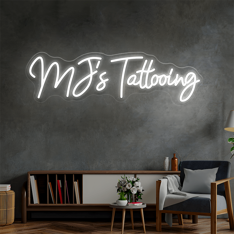 MJ's Tattooing Custom Neon Sign - Shineneon