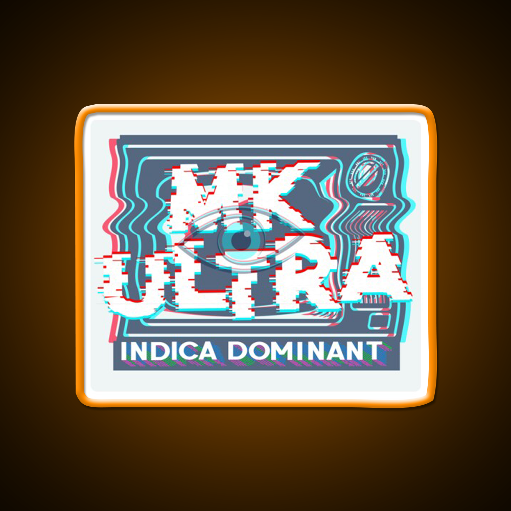 Mk Ultra Strain Art Hemp Inspired Green Leaf Led Neon Sign Rgb Color - LED neon sign view 6