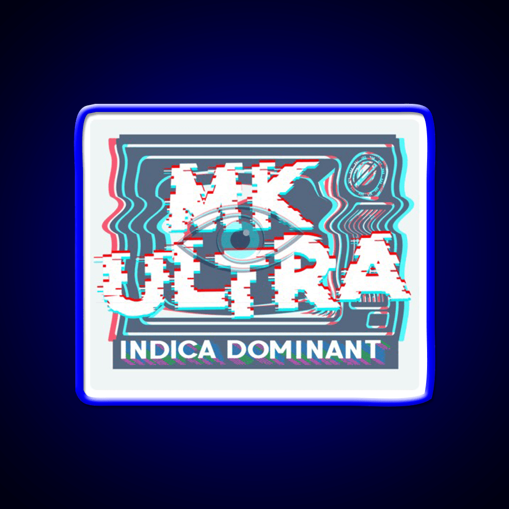 Mk Ultra Strain Art Hemp Inspired Green Leaf Led Neon Sign Rgb Color - Shineneon