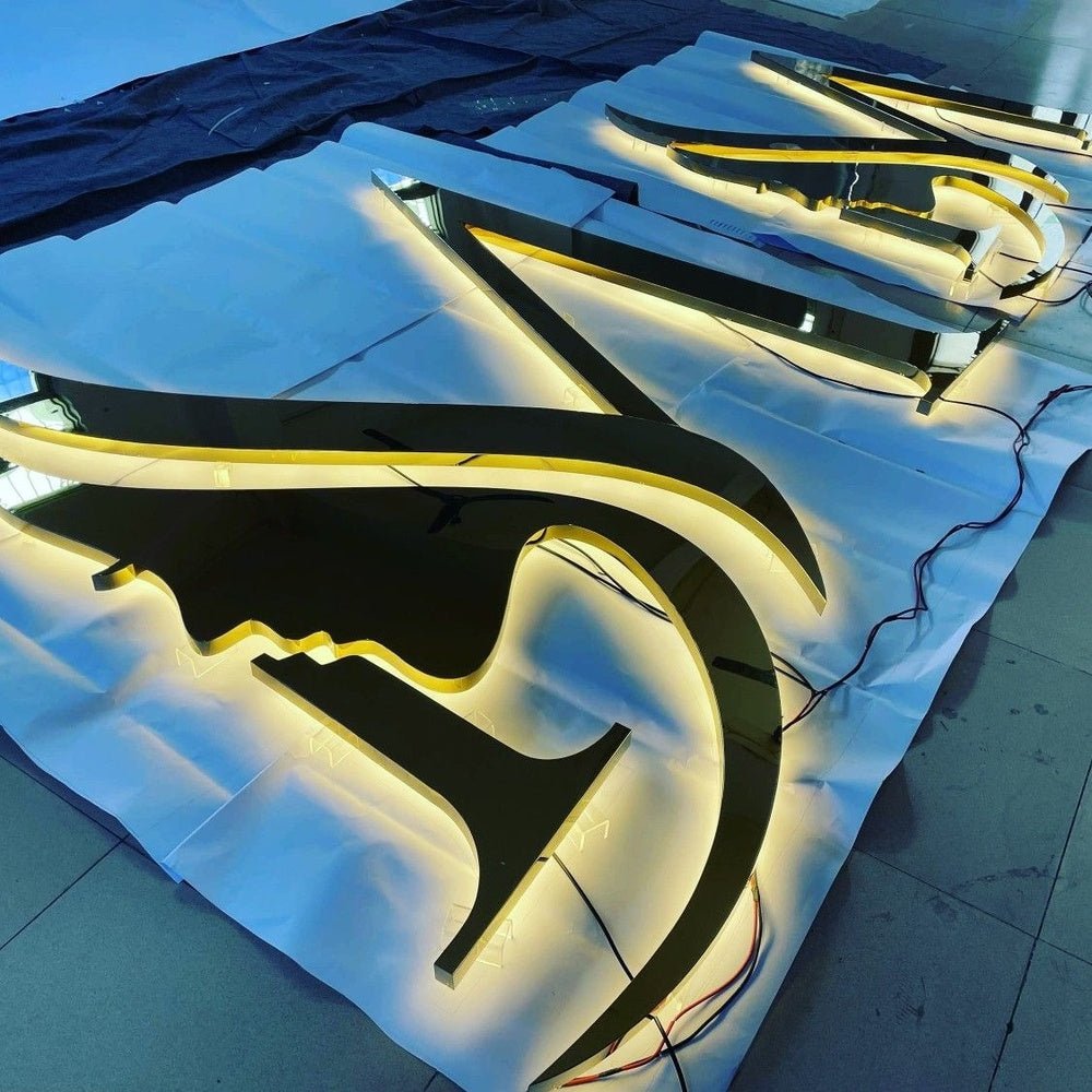 Mm Lady 3D Backlit Channel Letters Led Light Sign - Shineneon