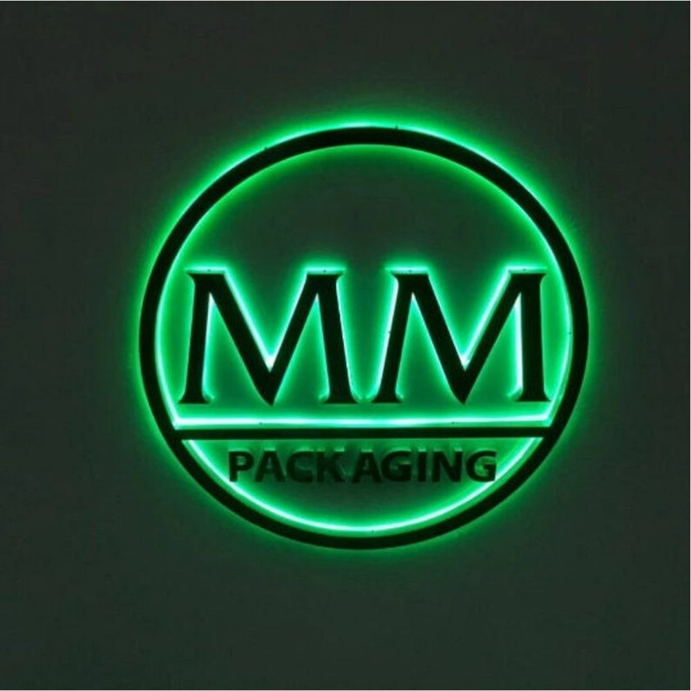 Mm Packaging Circle 3D Backlit Channel Letters Led Light Sign