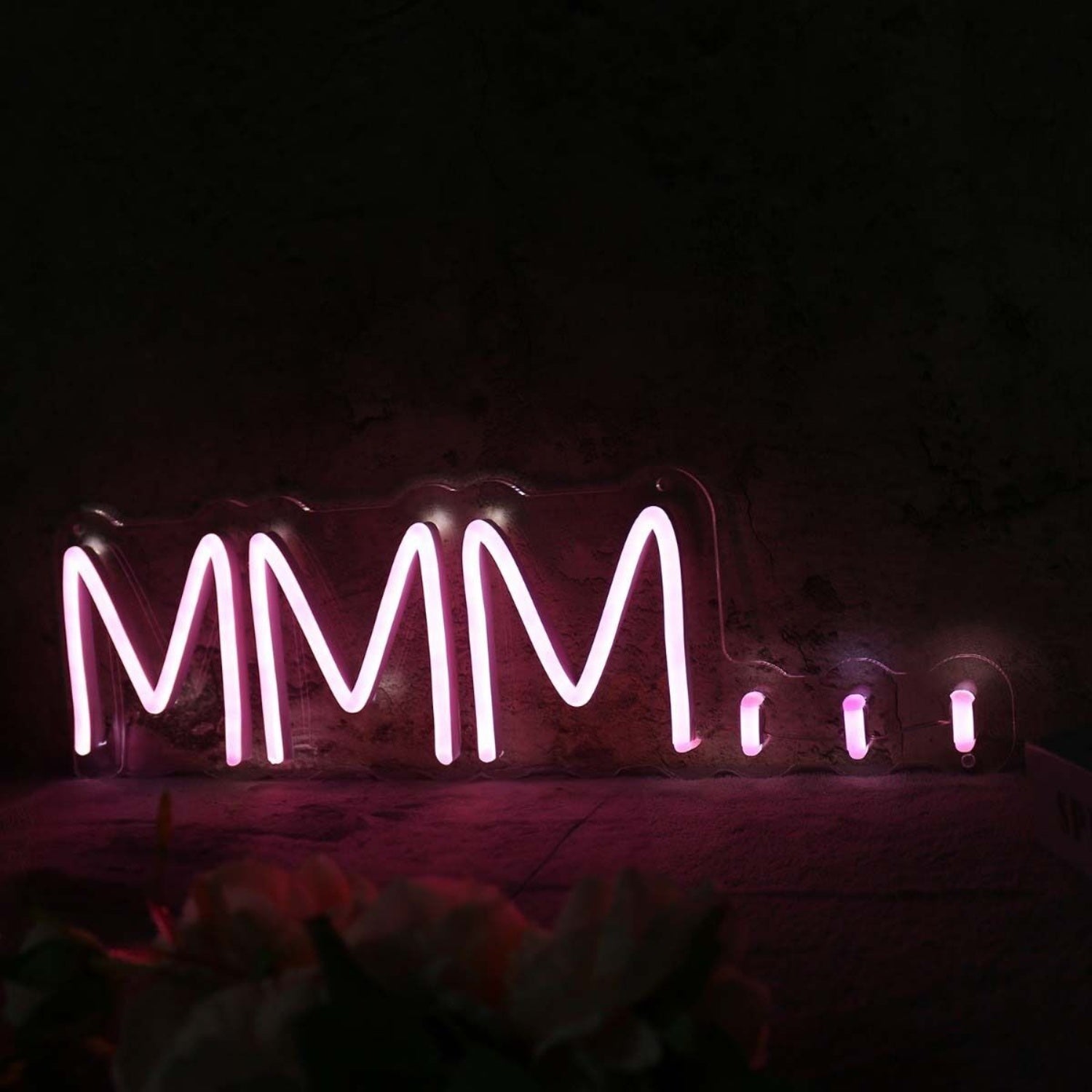 Mmm Pink Led Neon Sign - Shineneon