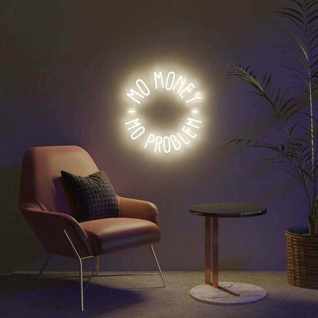 Mo Money Mo Problem Led Sign Business Neon Sign - Shineneon