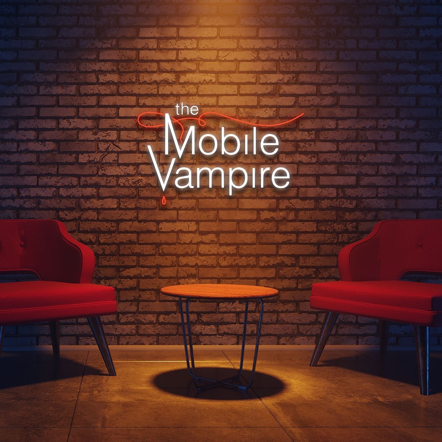 Mobile Vampire Custom Led Neon Signs Wall Art | Shineneon