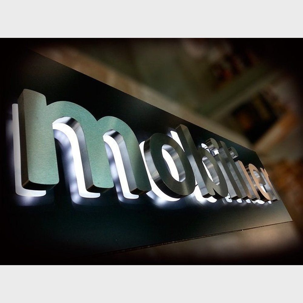 Mobilier 3D Backlit Channel Letters Led Light Sign - Shineneon