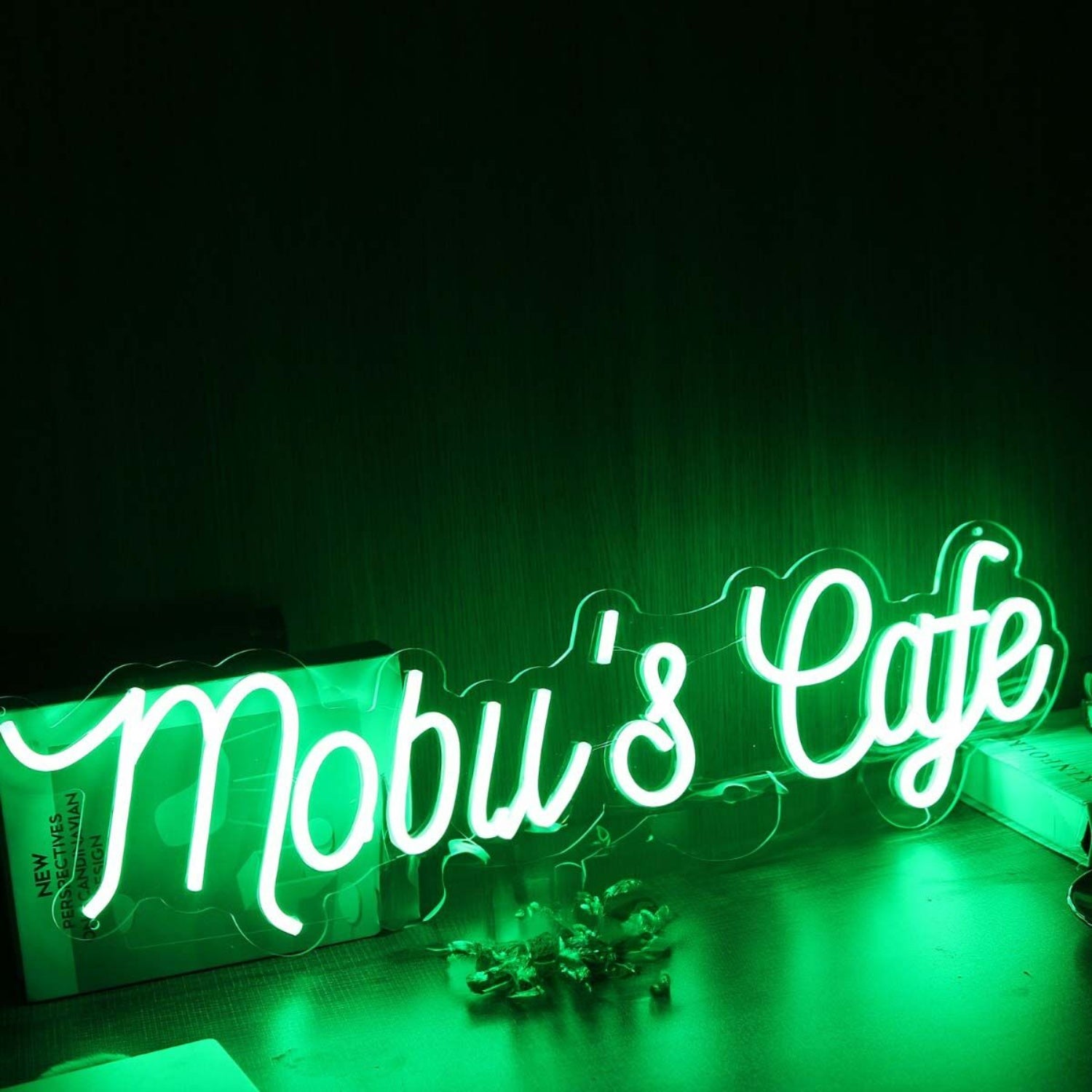 Mobys Cafe Green Led Neon Sign | Shineneon