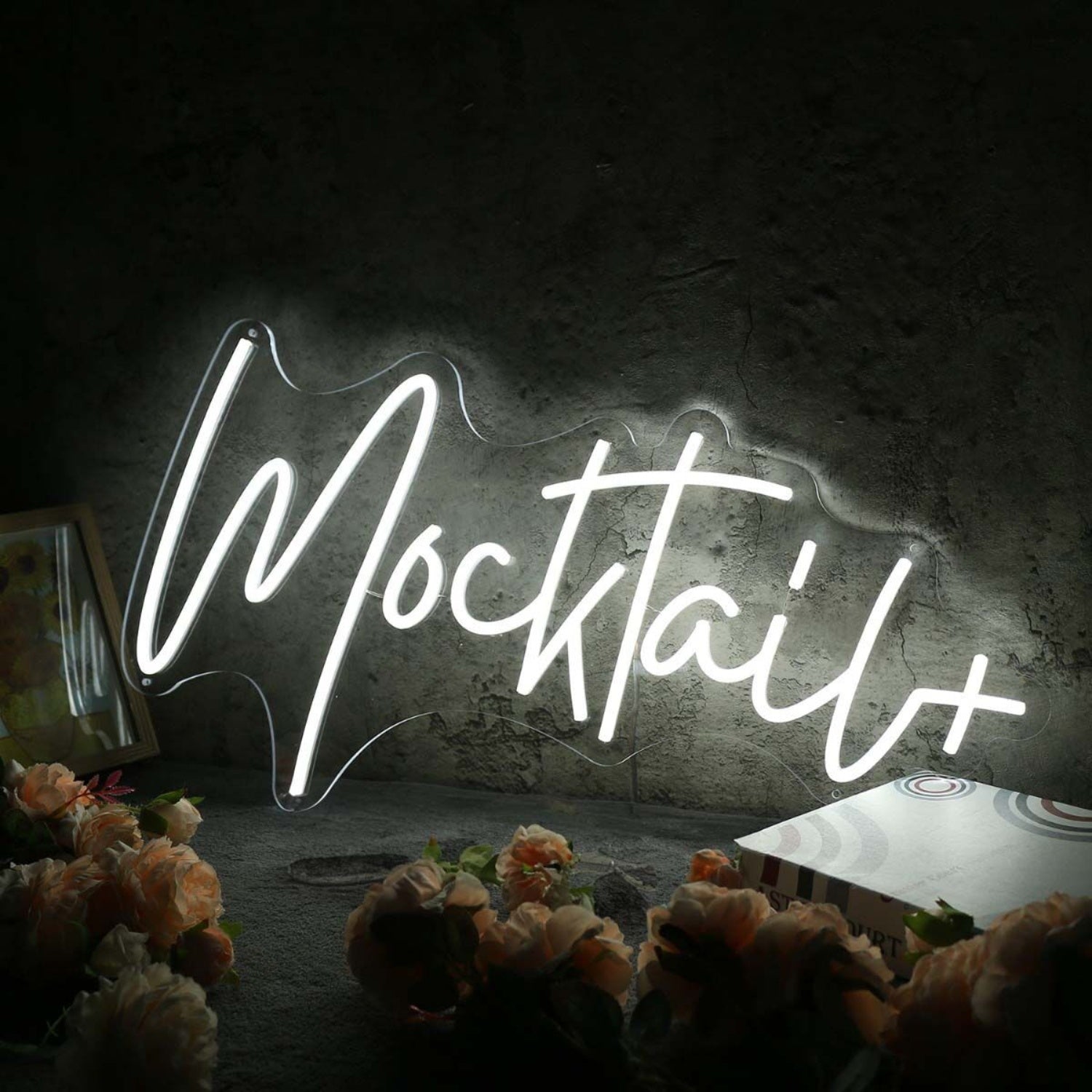 Mocktail White Led Neon Sign - Shineneon