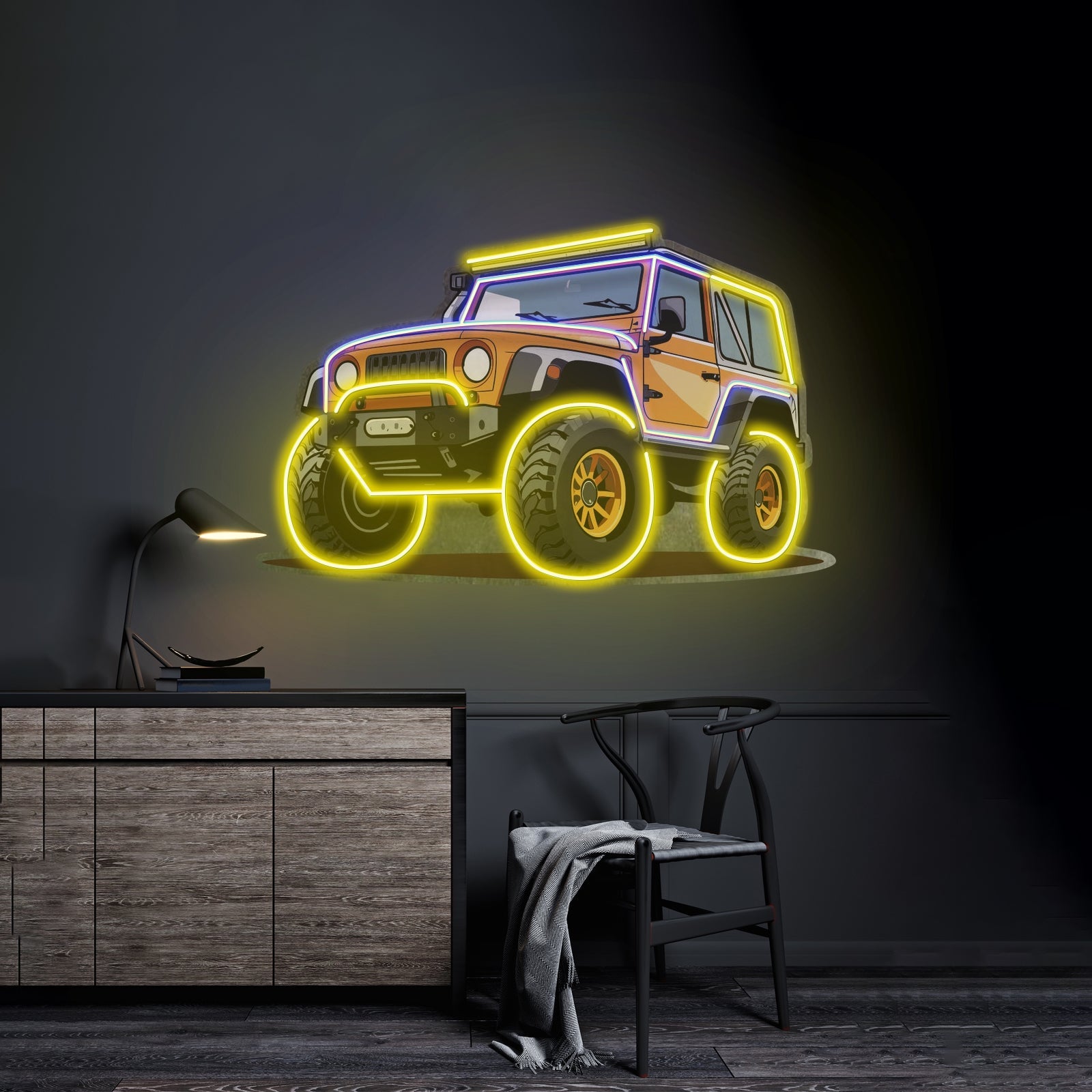 Modern Adventure Off Roading Suv Led Neon Sign Light Custom Led Signs - Shineneon