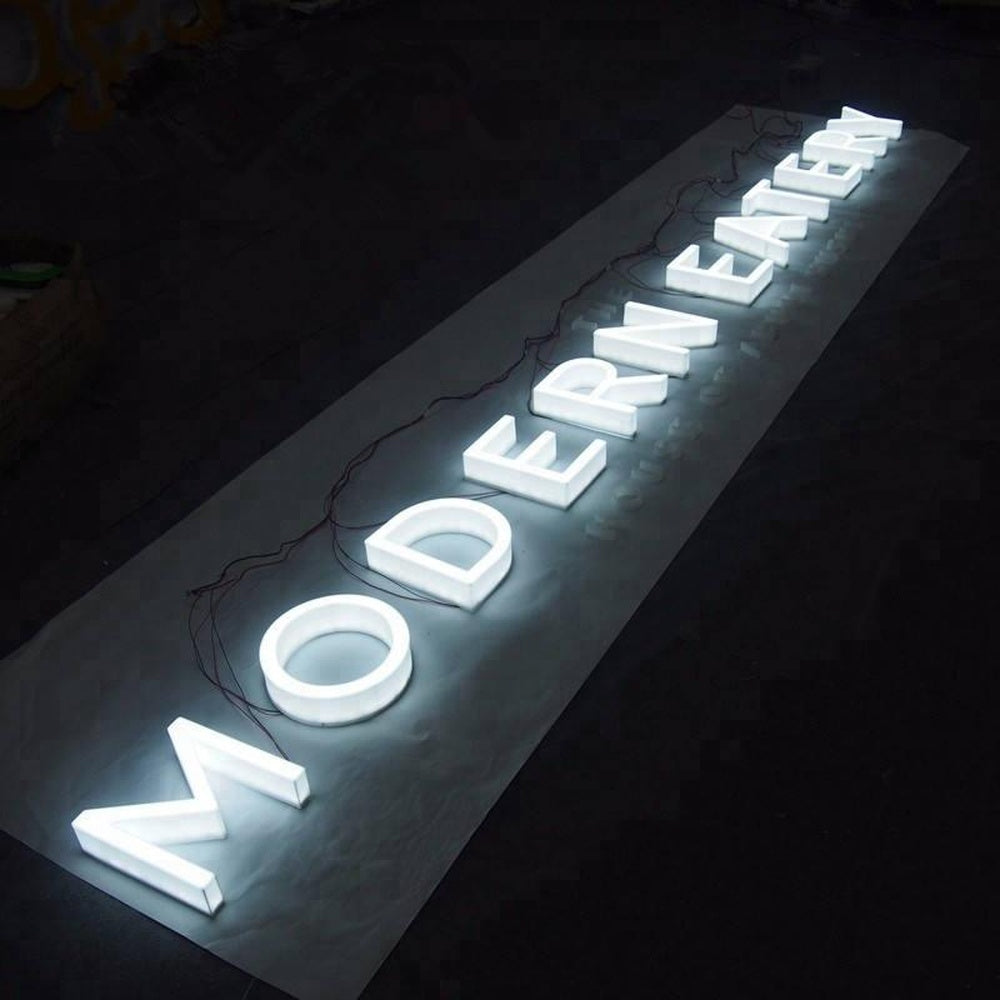 Modern Eatech 3D Fulllit Acrylic Led Letters Sign