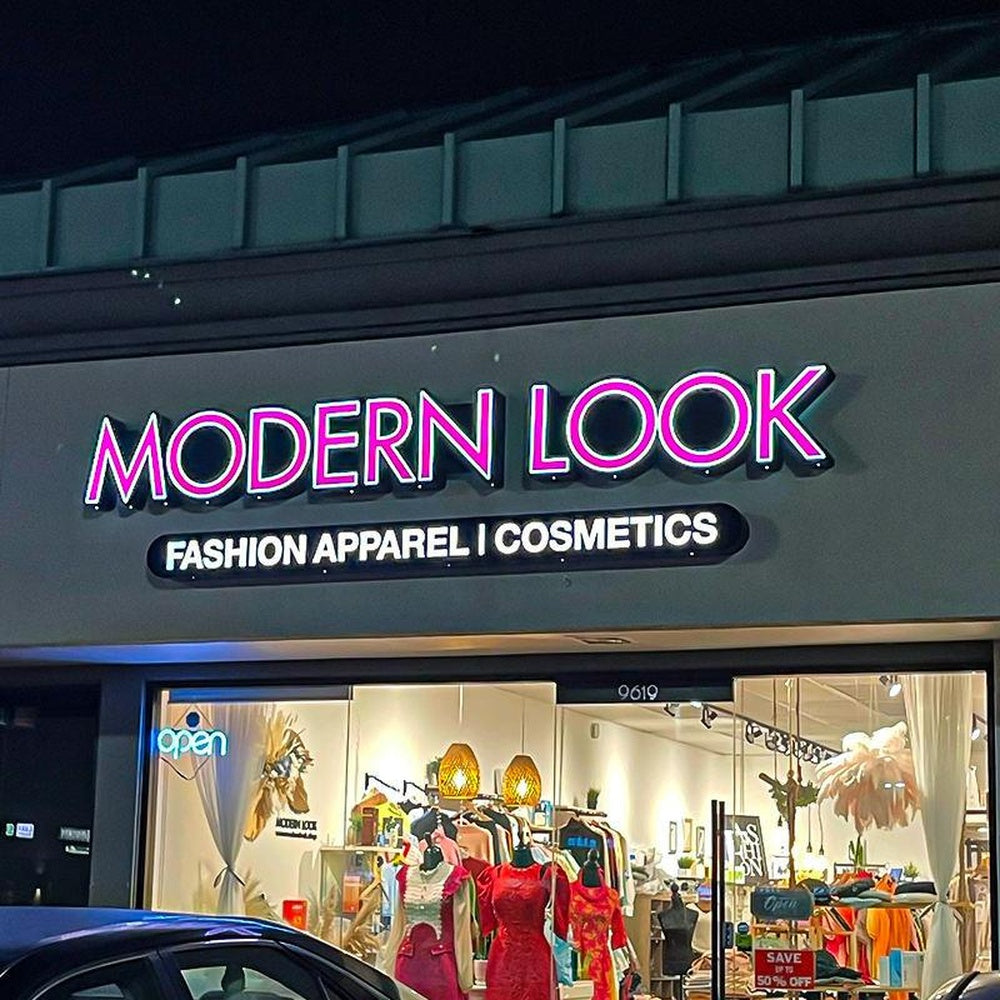 Modern Look 3D Frontlit Letters Metal Led Sign