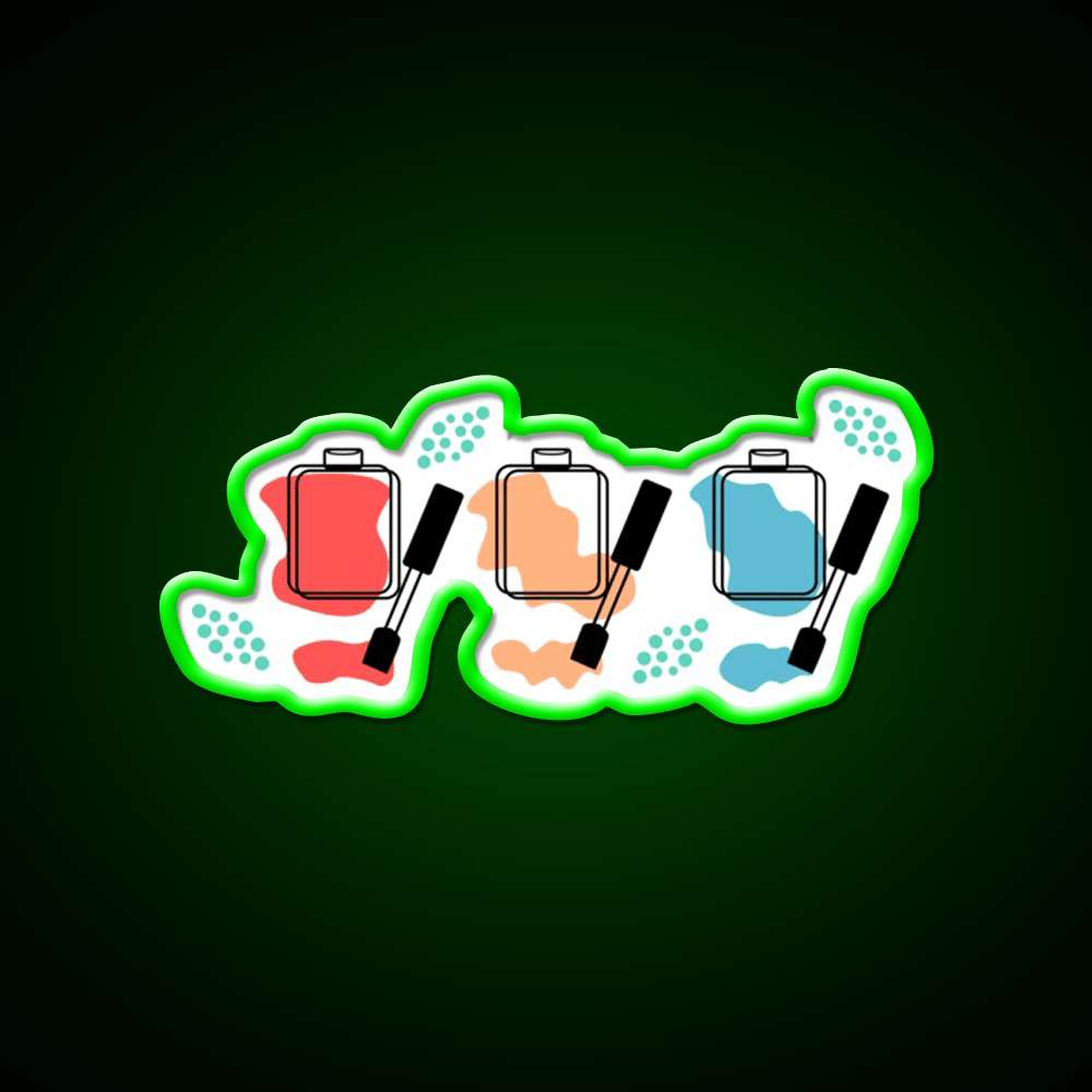 Modern Nail Polish Art Nail Salon Led Neon Sign Rgb Color - Shineneon
