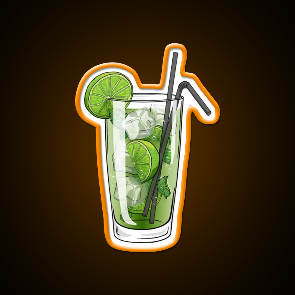 Mojito Cocktail Bar Decor Led Neon Sign Neon Party Sign Rgb Color - LED neon sign view 6