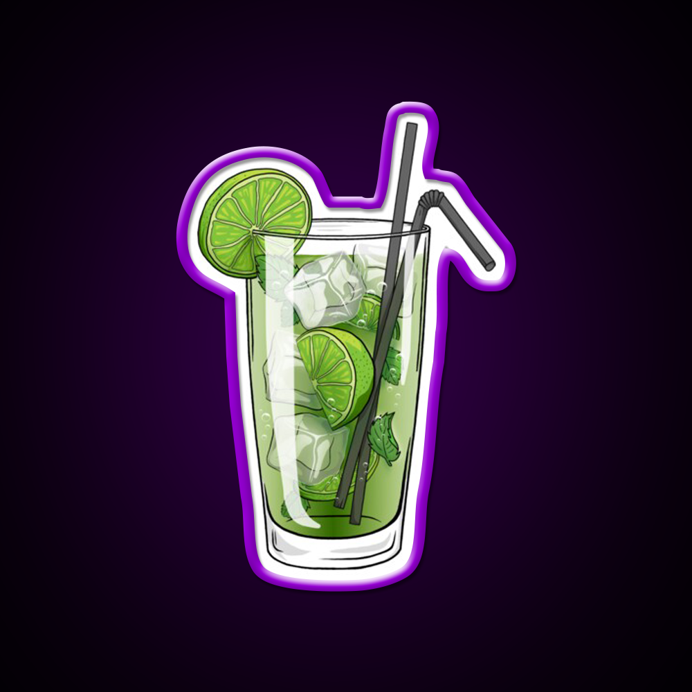 Mojito Cocktail Bar Decor Led Neon Sign Neon Party Sign Rgb Color - LED neon sign view 9