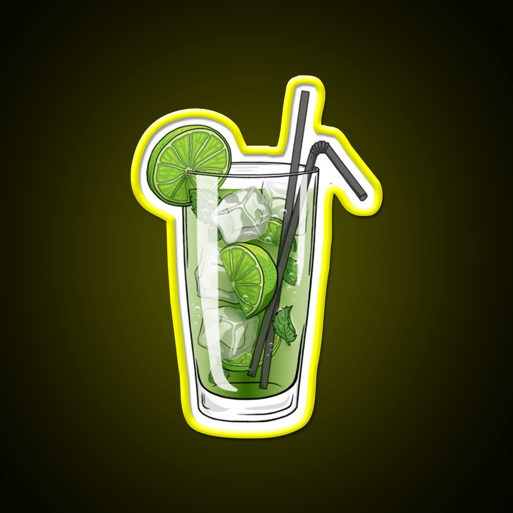 Mojito Cocktail Bar Decor Led Neon Sign Neon Party Sign Rgb Color - Shineneon
